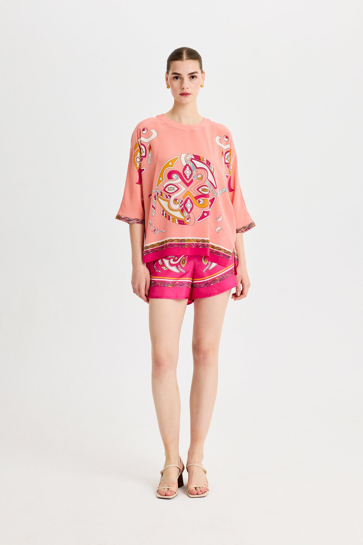 Pink Zeugma Silk Blouse