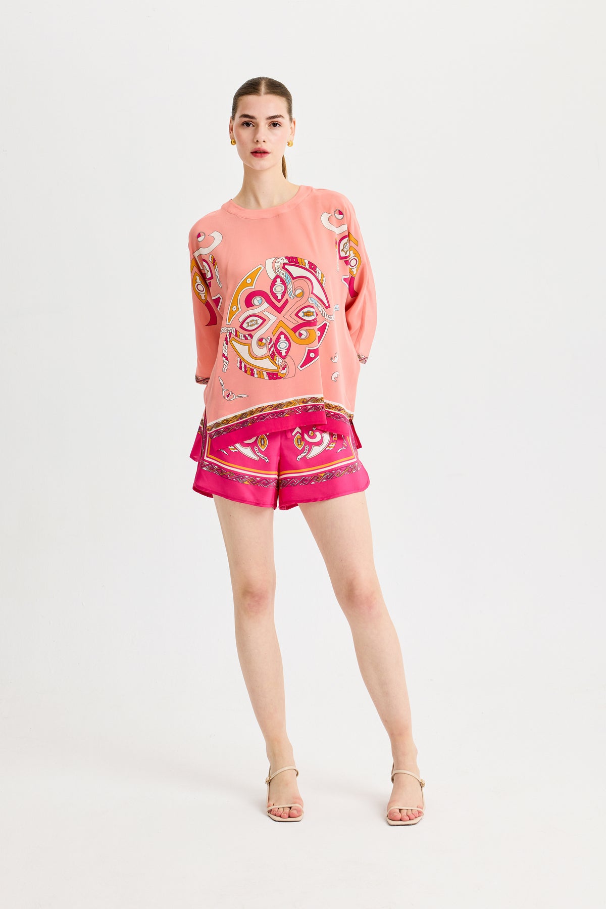 Pink Zeugma Silk Blouse