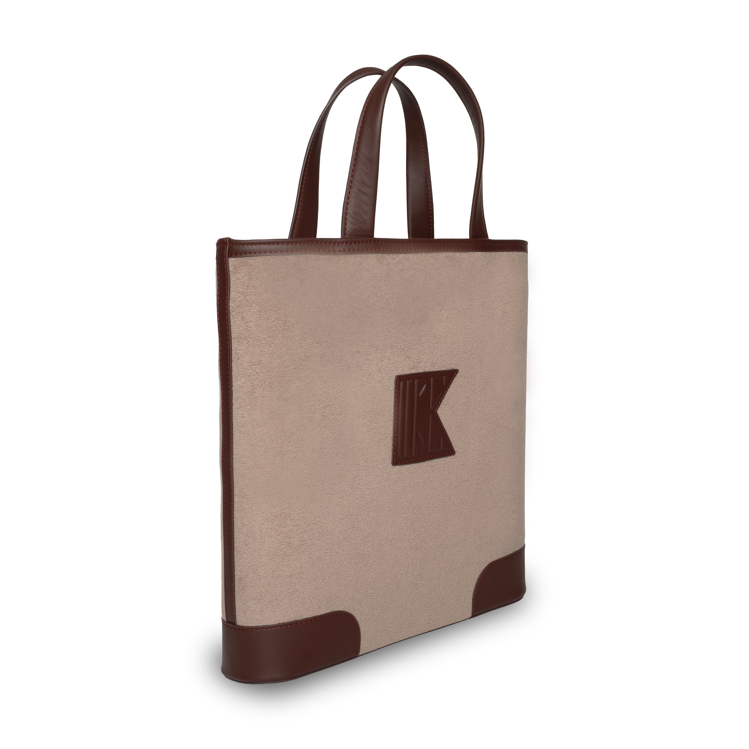 Kutnu Wallet-Detail Burgundy Velvet Shoulder Bag