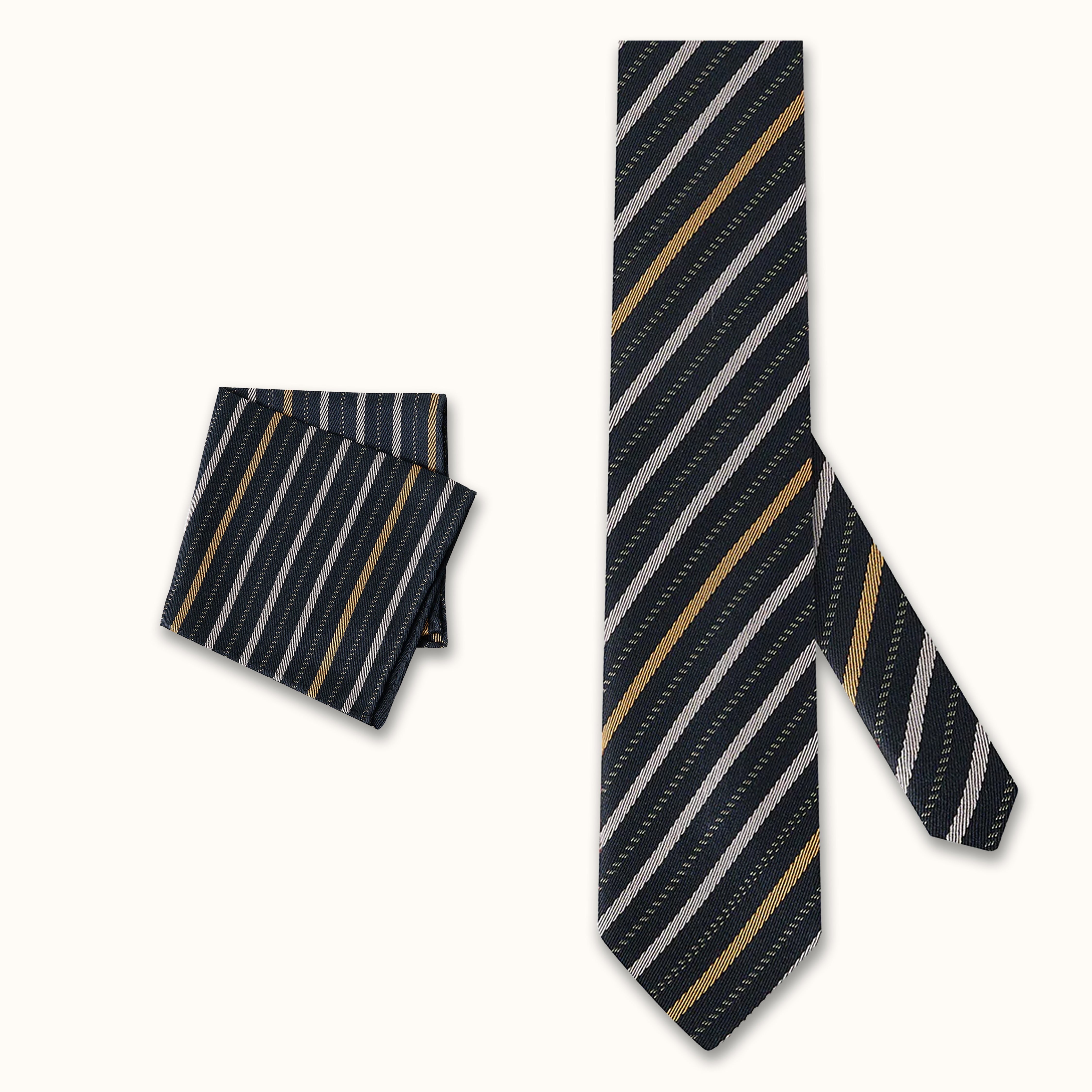 Kutnu Tie and Handkerchief Set