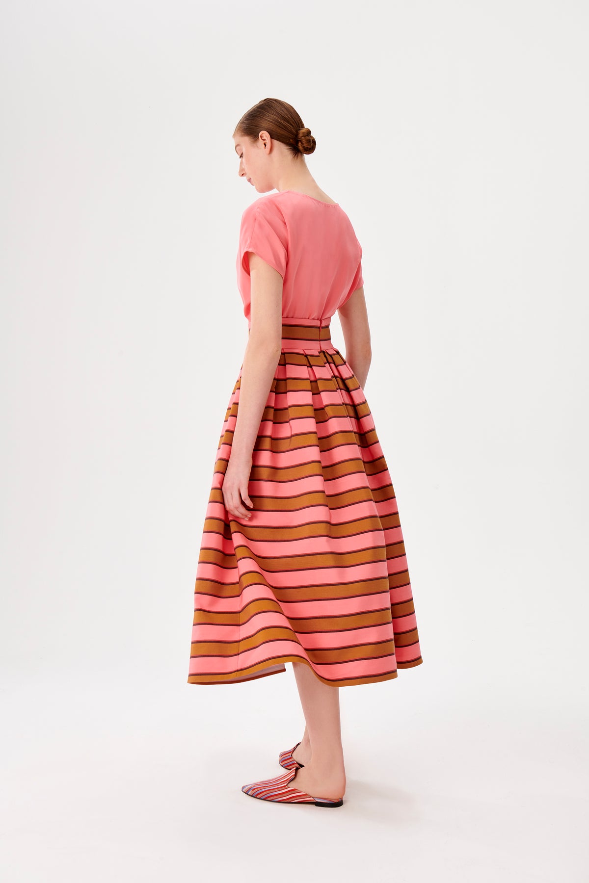 Maxi Kutnu Pink-Brown Skirt