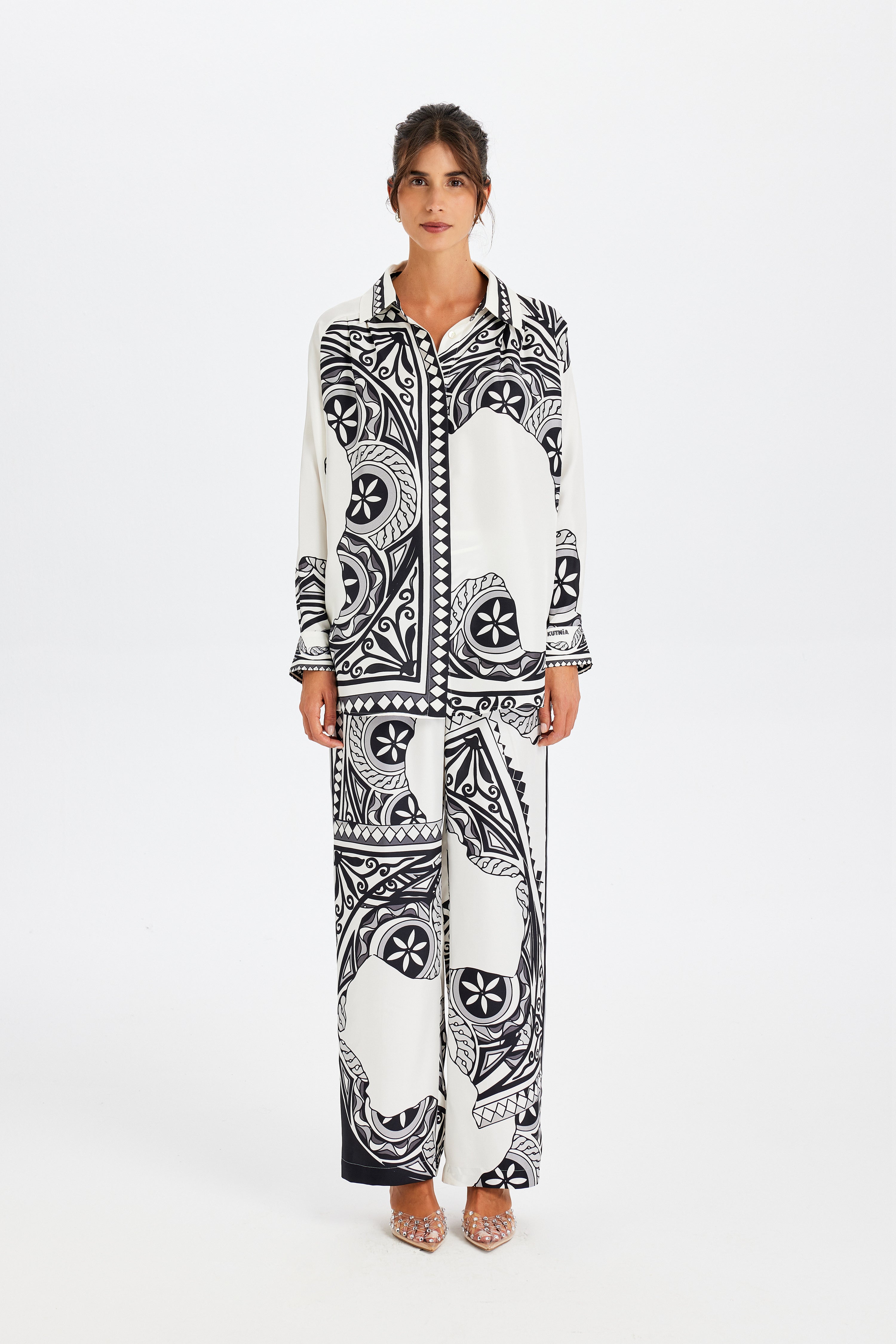 Zeugma Roba Detaylı İpek Gömlek